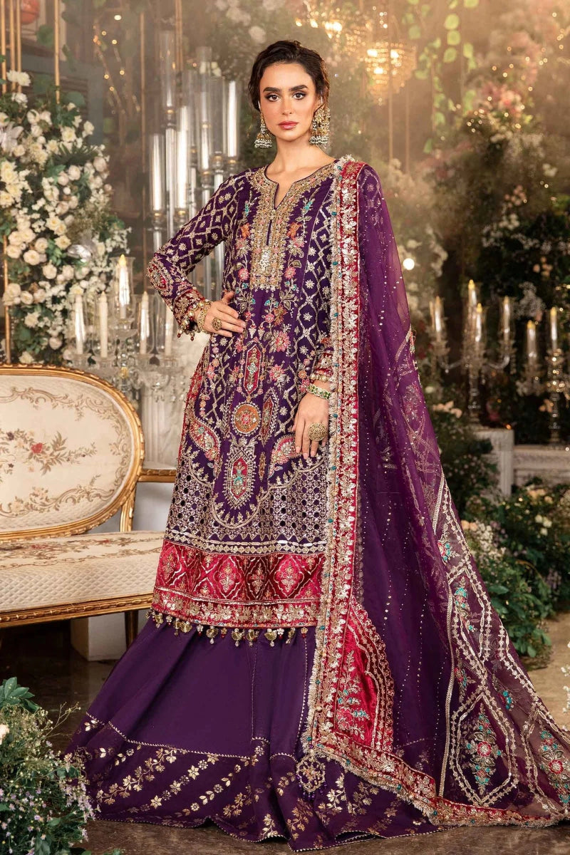 03-Piece Chiffon Suit With Heavy Embroidery - Ready To Wear The Suit Boutique 03-Piece Chiffon Suit With Heavy Embroidery - Ready To Wear The Suit Boutique