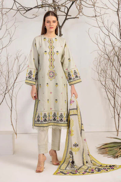 3 Piece Stitched Designer Suit - Ready To Wear