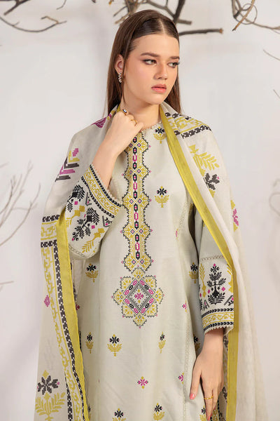 3 Piece Stitched Designer Suit - Ready To Wear