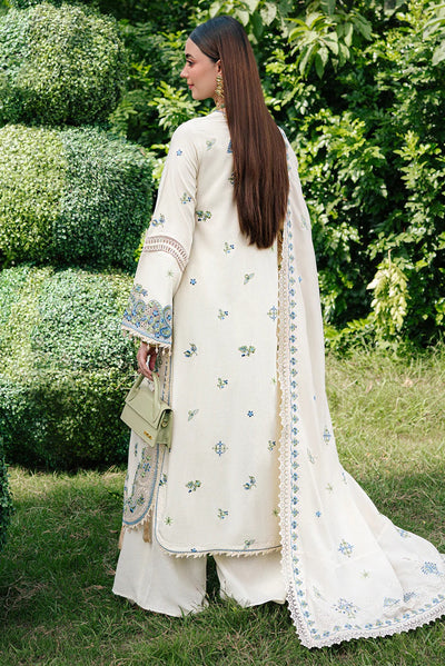 3 Piece Stitched Cotton Suit - Ready To Wear