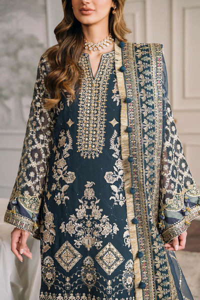 03-Piece Chiffon Suit With Heavy Embroidery - Ready To Wear