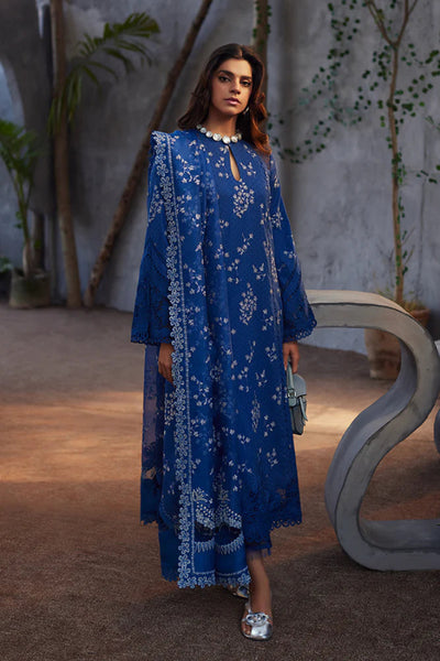 3 Piece Stitched Luxury Lawn Embroidery Suit - Ready To Wear