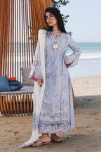 03-Piece Lawn Suit With Chikankari Embroidery - Ready To Wear