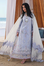 03-Piece Lawn Suit With Chikankari Embroidery - Ready To Wear