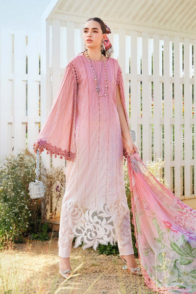 3 Piece Stitched Lawn Suit - Ready To Wear