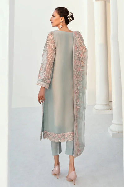 3 Piece Stitched Chiffon Suit for Bridal Wear - Ready To Wear