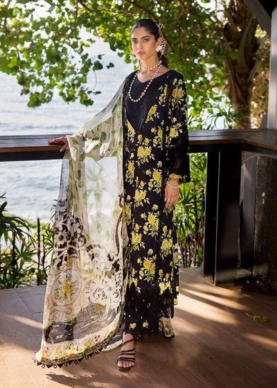 3 Piece Stitched Printed Lawn Suit - Ready To Wear