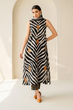 3 Piece Stitched Printed Lawn Suit - Ready To Wear