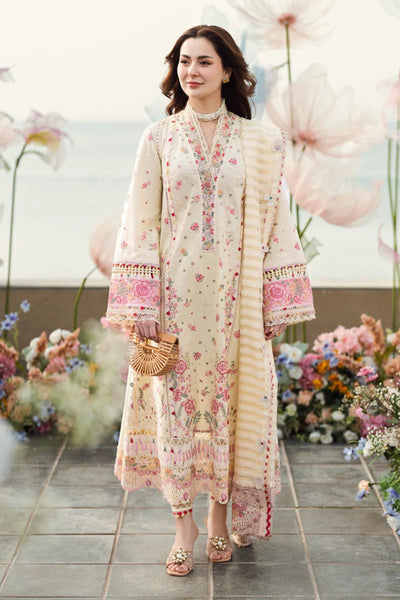 3 Piece Stitched Embroidery Chikankari Suit - Ready To Wear