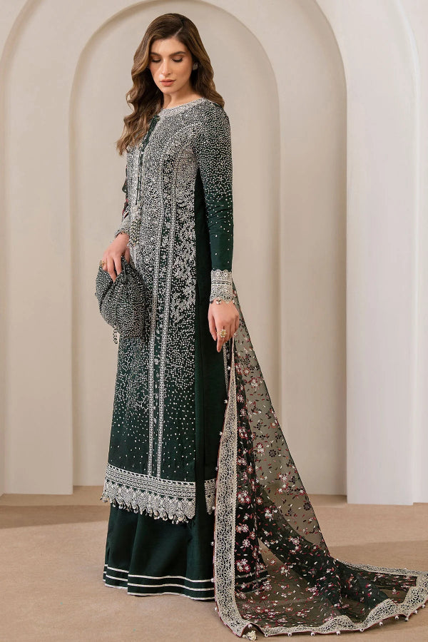 03-Piece Chiffon Suit With Heavy Embroidery - Ready To Wear