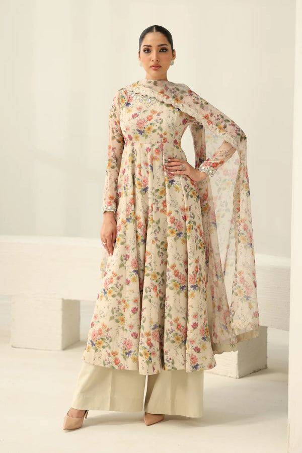 03-Piece Lawn Suit - Ready To Wear