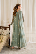 3 Piece Stitched Chiffon Embroidered Suit - Ready To Wear