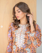 2 Piece Stitched Cotton Suit - Ready To Wear