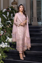 3 Piece Stitched Chiffon Suit - Ready To Wear
