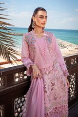 3 Piece Stitched Lawn Suit - Ready To Wear