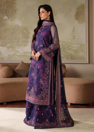 03-Printed Lawn With Organza Dupatta Suit - Ready To Wear