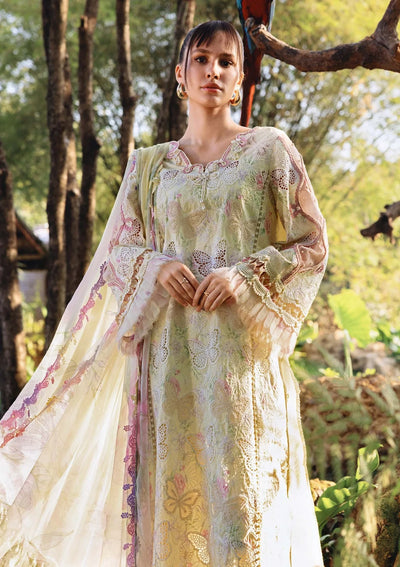 03-Piece Printed Lawn Suit - Ready To Wear
