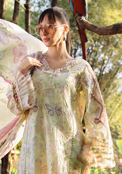 03-Piece Printed Lawn Suit - Ready To Wear
