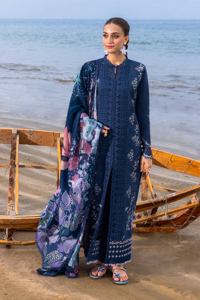 03-Piece Chikankari Embroidered Suit - Ready To Wear