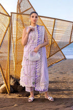 3 Piece Stitched Luxury Lawn Suit - Ready To Wear