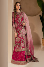 3 Piece Stitched Embroidered Suit - Ready To Wear