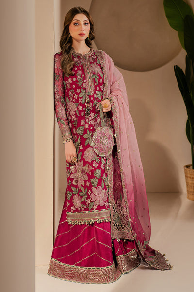 3 Piece Stitched Embroidered Suit - Ready To Wear