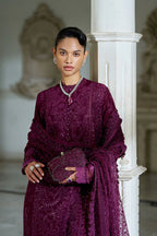 03-Piece Lawn Suit With Embroidery - Ready To Wear
