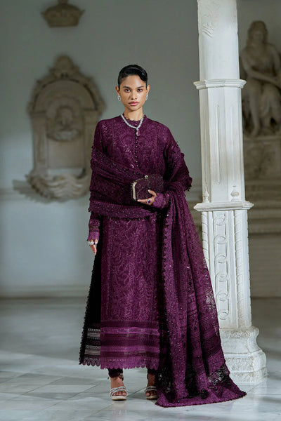 03-Piece Lawn Suit With Embroidery - Ready To Wear