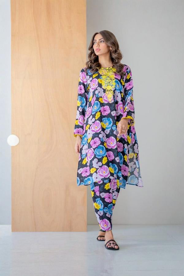 2 Piece Stitched Cotton Suit - Ready To Wear