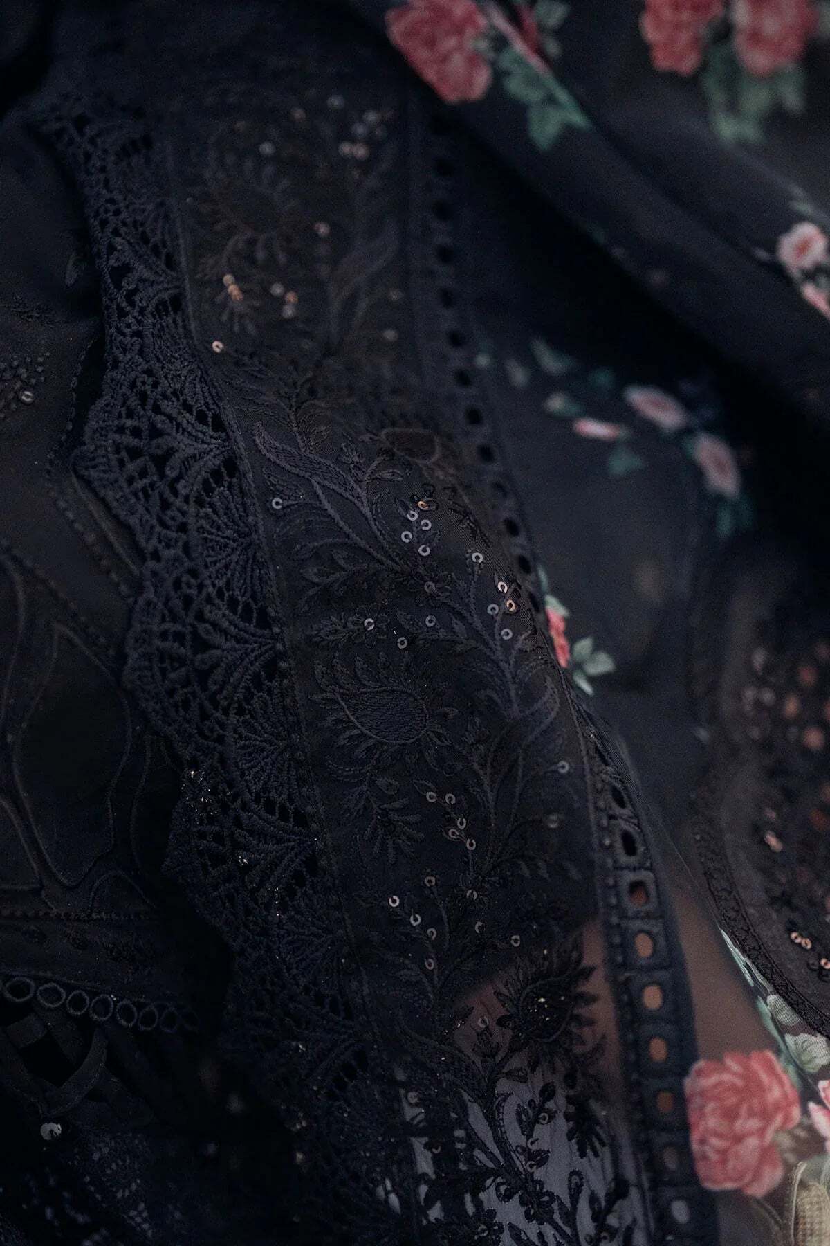 3 Piece Stitched Embroidered Chikankari Suit - Ready To Wear