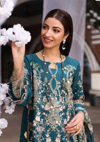3 Piece Stitched Embroidered Chikankari Suit - Ready To Wear