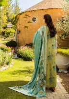 03-Piece Printed Lawn With Embroidery Suit - Ready To Wear
