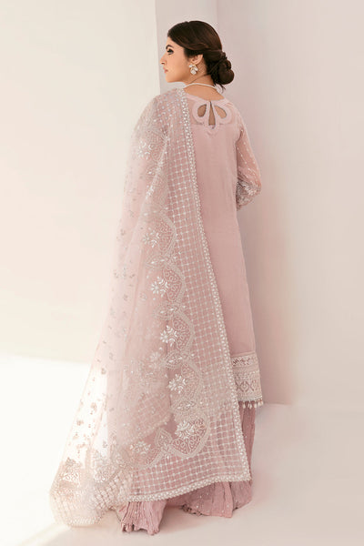 3 Piece Stitched Embroidered Chiffon Bridal Dress - Ready To Wear