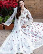 3 Piece Stitched Cotton Suit - Ready To Wear