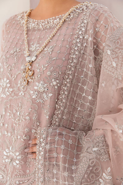 3 Piece Stitched Embroidered Chiffon Bridal Dress - Ready To Wear