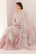 3 Piece Stitched Embroidered Chiffon Bridal Dress - Ready To Wear