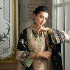 3 Piece Stitched Velvet Suit - Ready To Wear