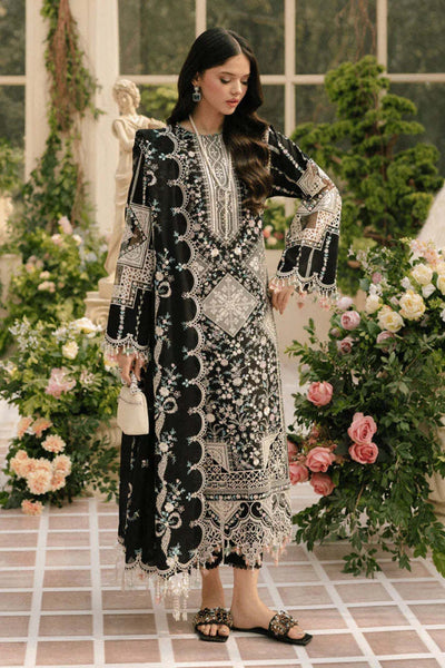 3 Piece Stitched Embroidered Lawn Suit - Ready To Wear