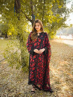 3 Piece Stitched Printed Lawn Suit - Ready To Wear