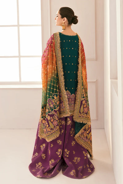 03-Piece Chiffon Suit With Heavy Embroidery - Ready To Work