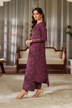 03-Piece Printed Lawn Suit With Embroidered - Ready To Wear