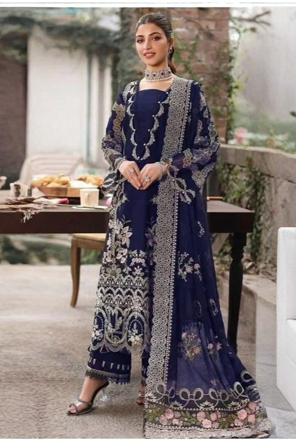 03-Piece Embroidery Lawn Suit - Ready To Wear