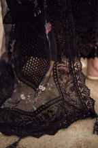 3 Piece Stitched Embroidered Chikankari Suit - Ready To Wear