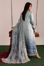 3 Piece Stitched Lawn Suit - Ready To Wear