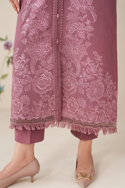 3 Piece Stitched Embroidery Khaddar Suit - Ready To Wear