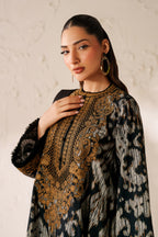 3 Piece Stitched Lawn Suit - Ready To Wear