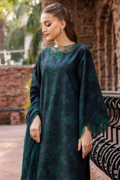 03-Piece Lawn Suit With Embroidery- Ready To Wear