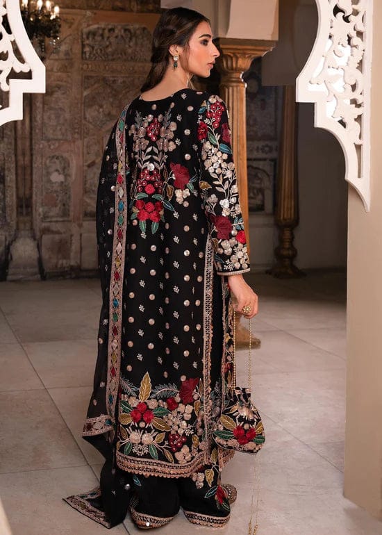 3 Piece Stitched Luxury Chiffon Embroidery Suit - Ready To Wear