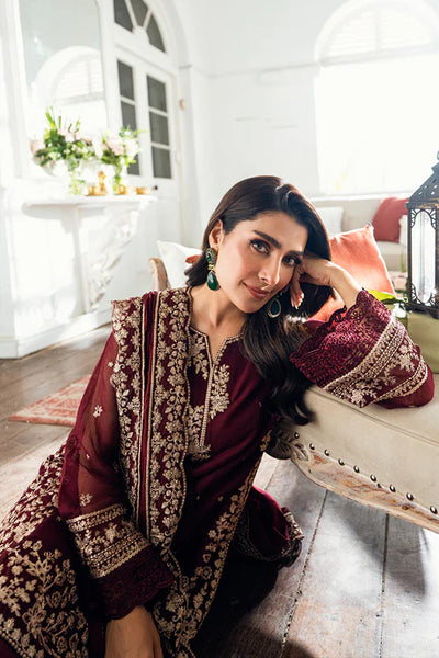 3 Piece Stitched Embroidery Dress - Ready To Wear