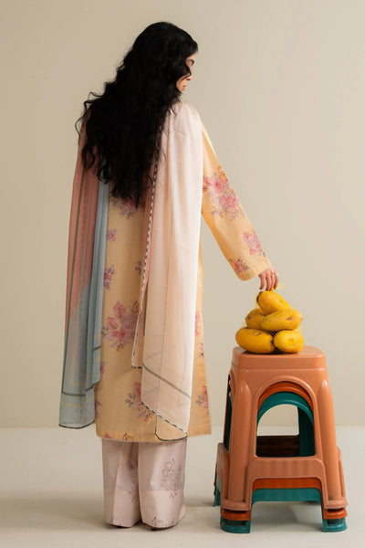 3 Piece Stitched Designer Suit - Ready To Wear